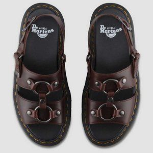 Doc Martens Xabier O-ring Sandals - Burgundy